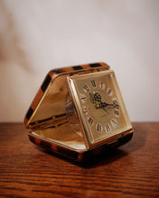 將圖片載入圖庫檢視器 日本製 70s Seiko 玳瑁紋 Travel Clock
