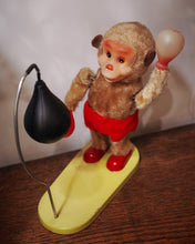 將圖片載入圖庫檢視器 日本製 昭和 猴子打拳早期上鏈玩具
