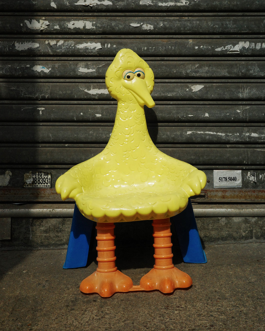 美國製 70s 芝麻街 Big Bird兒童椅 by Knickerbocker
