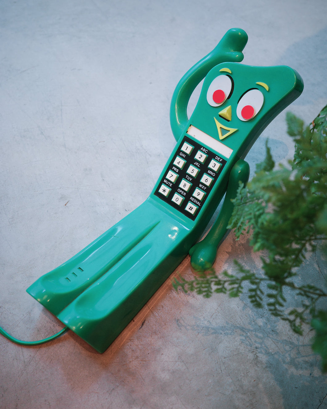 香港製 80s Gumby 造型電話