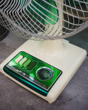 將圖片載入圖庫檢視器 日本製 80s Toshiba 綠色風扇
