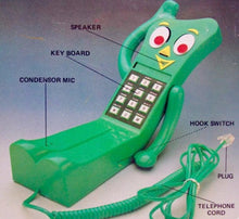 將圖片載入圖庫檢視器 香港製 80s Gumby 造型電話
