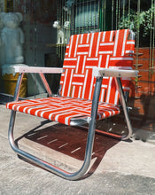 將圖片載入圖庫檢視器 [現貨] 美國製 復古尼龍摺櫈 Lawn Chair USA
