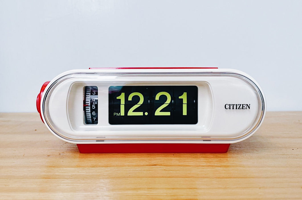 日本製 70s Citizen 紅白Flip Clock