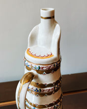 將圖片載入圖庫檢視器 日本製 昭和 舊洋酒瓶 陶瓷手繪花瓶
