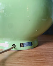 將圖片載入圖庫檢視器 日本製 80s YAMAGIWA “Ceramica“ 青綠色陶瓷檯燈
