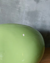 將圖片載入圖庫檢視器 日本製 80s YAMAGIWA “Ceramica“ 青綠色陶瓷檯燈
