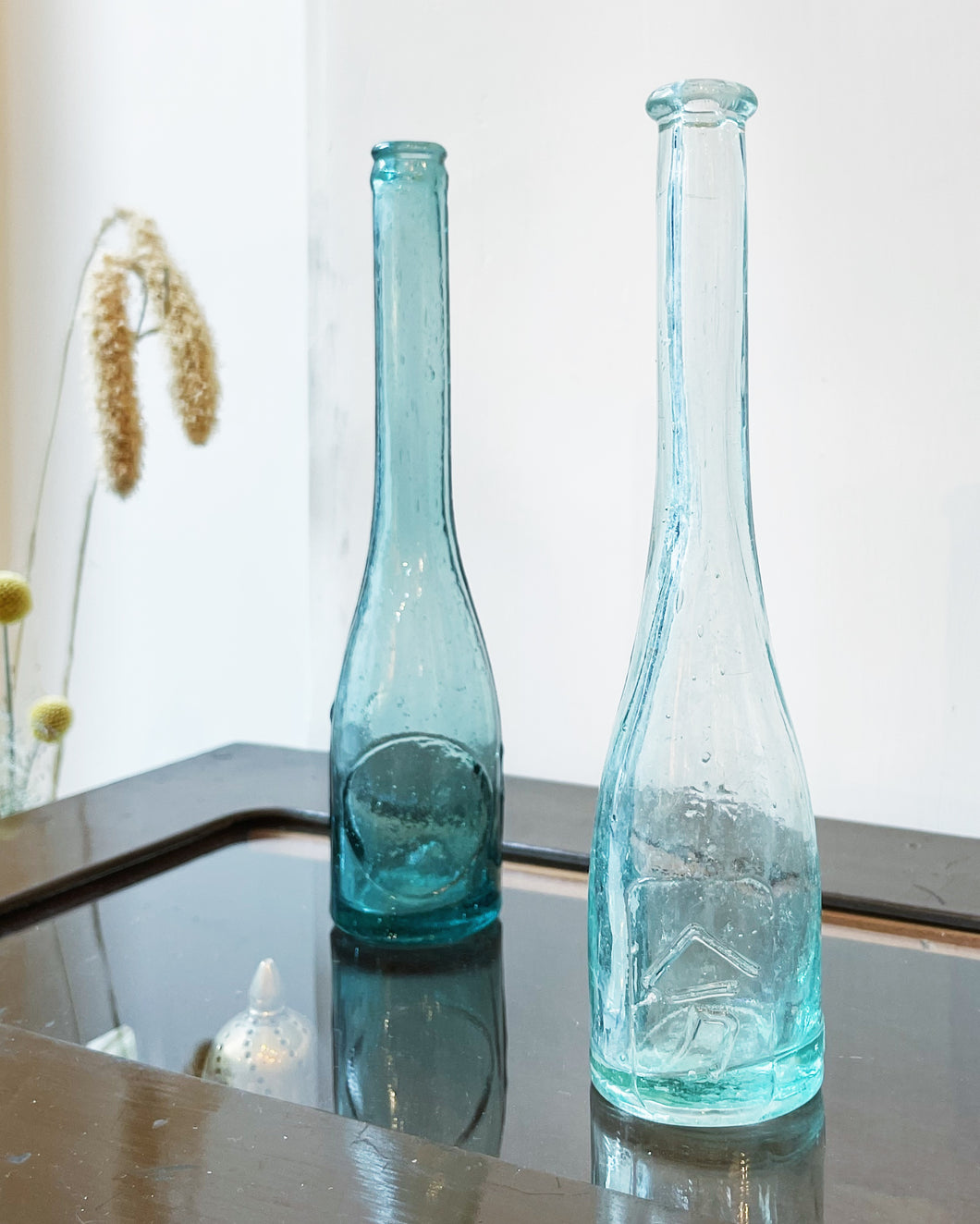日本製 戰前飲料手吹玻璃瓶