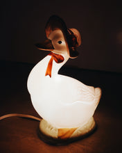 將圖片載入圖庫檢視器 [Vintage] 日本製 80s 陶瓷鄉村鴨子夜燈
