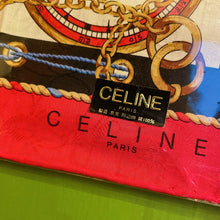 將圖片載入圖庫檢視器 日本製 Celine 航海圖案方領巾
