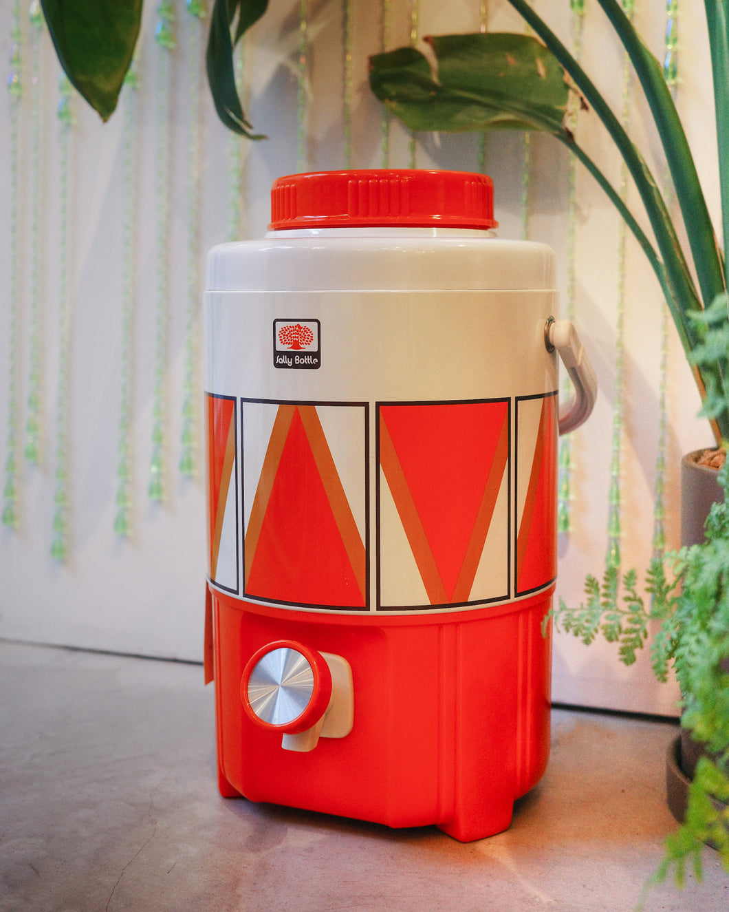 日本製 70s Sally Bottle 橙色保溫水桶