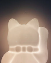 將圖片載入圖庫檢視器 日本製 80s 招財貓手繪陶瓷燈
