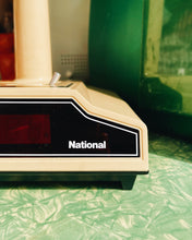 將圖片載入圖庫檢視器 日本製 70s National 卡其色時計檯燈(LB-610)
