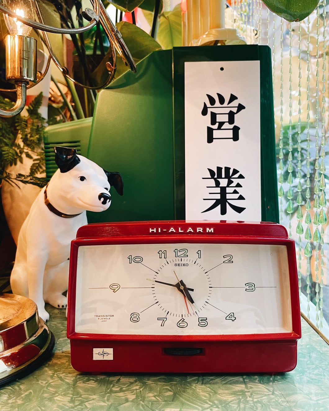 日本製 Seiko 70s Hi-Alarm 紅色電池式鬧鐘