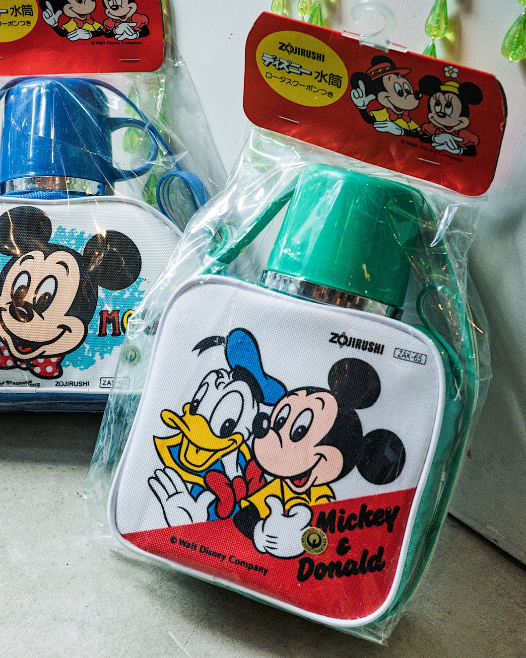 日本製 80s 象印 昭和迪士尼兒童水壺