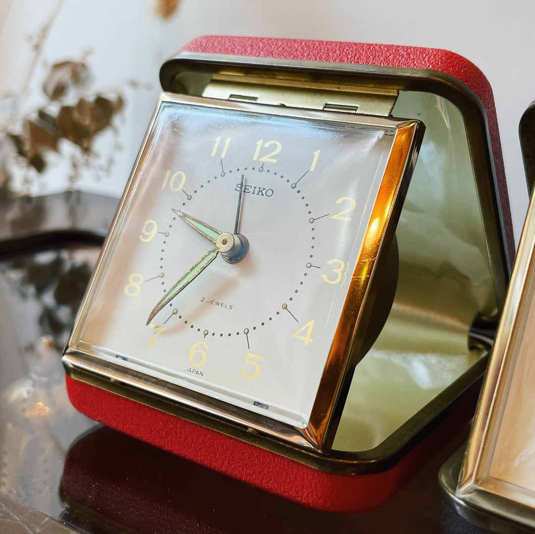 日本製 昭和 Seiko Travel Clock