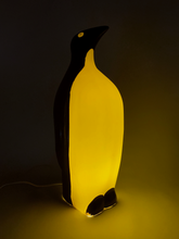 將圖片載入圖庫檢視器 日本製 70s 塑膠企鵝燈

