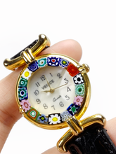 將圖片載入圖庫檢視器 意大利製 VENICE 傳統壓花石英手錶
